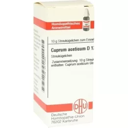 CUPRUM ACETICUM D 12 kulek, 10 g