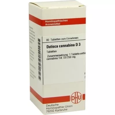 DATISCA cannabina D 3 tabletki, 80 szt