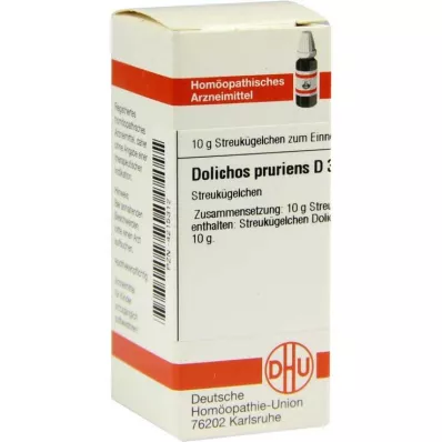 DOLICHOS PRURIENS D 3 globulki, 10 g DOLICHOS PRURIENS D 3 globulki, 10 g
