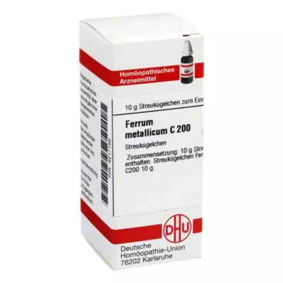 DHU Ferrum metalicum C 200 globulek, 10 g DHU Ferrum metalicum C 200 globulek, 10 g