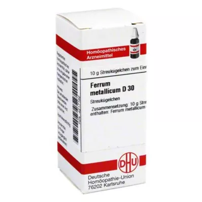 FERRUM METALLICUM D 30 kulek, 10 g FERRUM METALLICUM D 30 kulek, 10 g