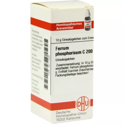 FERRUM PHOSPHORICUM C 200 globulek, 10 g