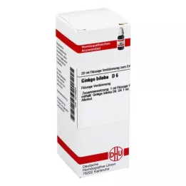GINKGO BILOBA D 6 Rozcieńczenie, 20 ml