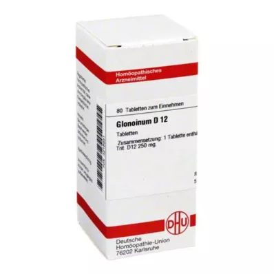 DHU Glonoinum D 12 tabletek, 80 szt DHU Glonoinum D 12 tabletek, 80 szt