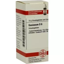 GUAIACUM D 6 globulek, 10 g