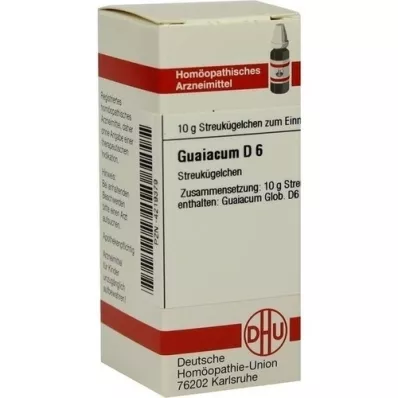 GUAIACUM D 6 globulek, 10 g