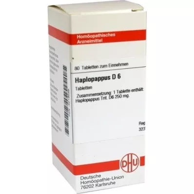 HAPLOPAPPUS D 6 tabletek, 80 szt