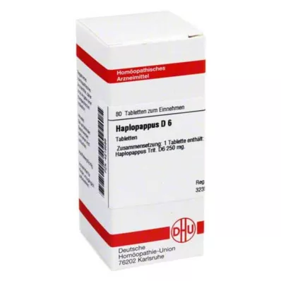 HAPLOPAPPUS D 6 tabletek, 80 szt HAPLOPAPPUS D 6 tabletek, 80 szt