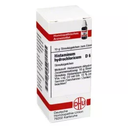 HISTAMINUM hydrochloricum D 6 globulek, 10 g