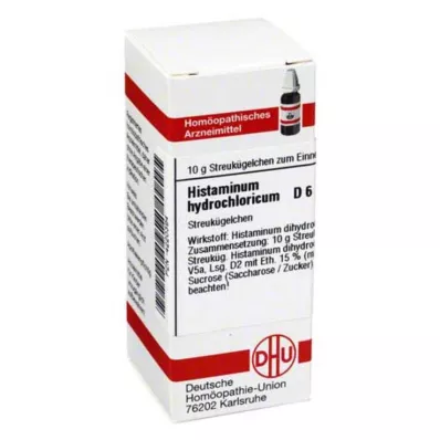 HISTAMINUM hydrochloricum D 6 globulek, 10 g