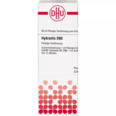 HYDRASTIS D 60 Rozcieńczenie, 20 ml