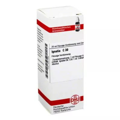 IGNATIA Rozcieńczenie C 30, 20 ml