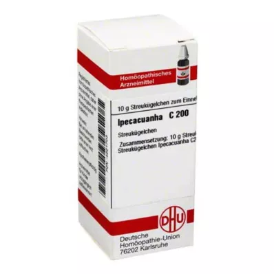 IPECACUANHA C 200 globulek, 10 g