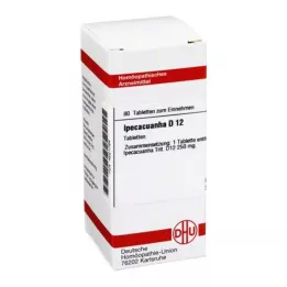 IPECACUANHA D 12 tabletek, 80 szt