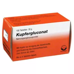 KUPFERGLUCONAT Tabletki, 100 szt