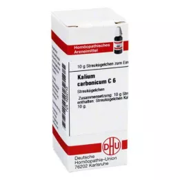 KALIUM CARBONICUM C 6 kulek, 10 g