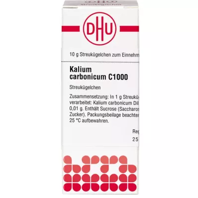 KALIUM CARBONICUM C 1000 globulek, 10 g