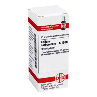 DHU Kalium carbonicum C 1000 globulki, 10 g