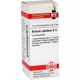 KALIUM JODATUM D 3 globulki, 10 g