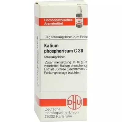 KALIUM PHOSPHORICUM C 30 kulek, 10 g