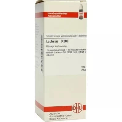 LACHESIS D 200 Rozcieńczenie, 50 ml