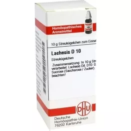 LACHESIS D 10 kulek, 10 g