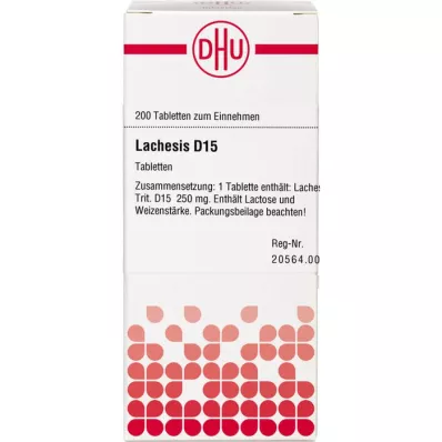 LACHESIS D 15 tabletek, 200 szt