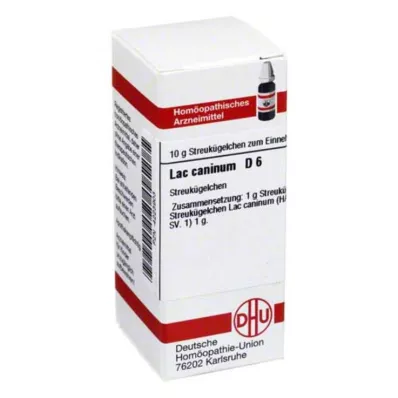 LAC CANINUM D 6 kulek, 10 g