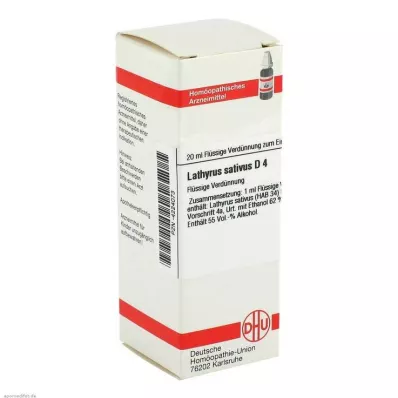 LATHYRUS SATIVUS Rozcieńczenie D 4, 20 ml