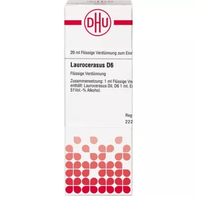 LAUROCERASUS D 6 Rozcieńczenie, 20 ml