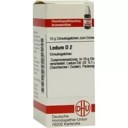 LEDUM D 2 globulki, 10 g