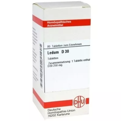 LEDUM D 30 tabletek, 80 szt