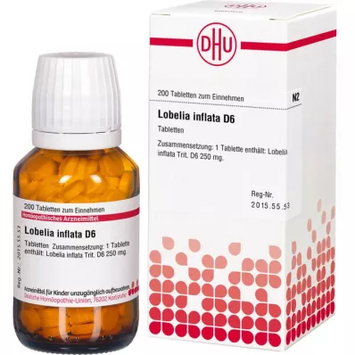 LOBELIA INFLATA D 6 tabletek, 200 szt