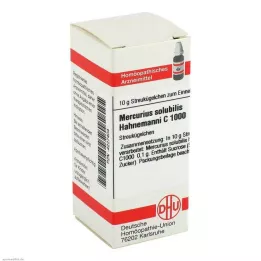 MERCURIUS SOLUBILIS Hahnemanni C 1000 globulek, 10 g