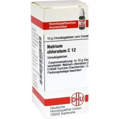 NATRIUM CHLORATUM C 12 kulek, 10 g