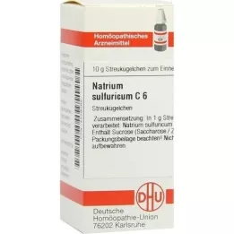 NATRIUM SULFURICUM C 6 kulek, 10 g