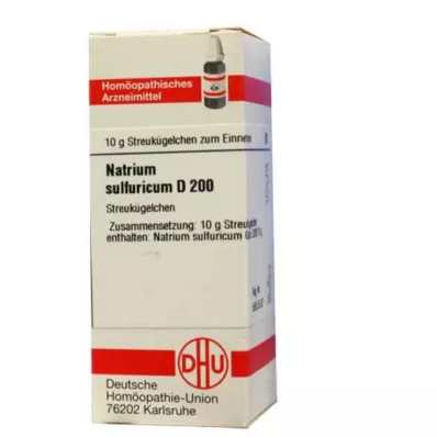 NATRIUM SULFURICUM D 200 globulek, 10 g