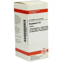 NICOTINUM D 10 tabletek, 80 szt