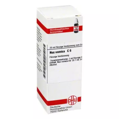 NUX VOMICA C 6 Rozcieńczenie, 20 ml