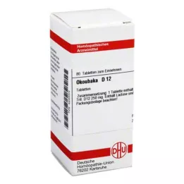 OKOUBAKA D 12 tabletek, 80 szt