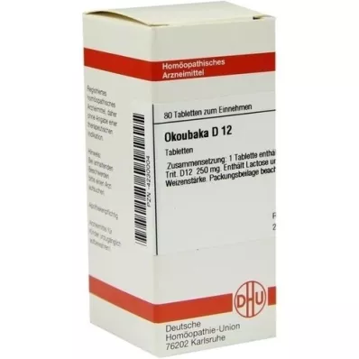 OKOUBAKA D 12 tabletek, 80 szt