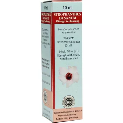 Kroplówka Strofantus D 4 Sanum, 10 ml Kroplówka Strofantus D 4 Sanum, 10 ml