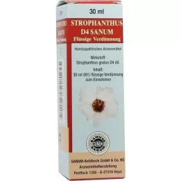 STROPHANTHUS D 4 krople Sanum, 30 ml