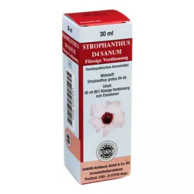 Kroplówka Strofantus D 4 Sanum, 30 ml Kroplówka Strofantus D 4 Sanum, 30 ml