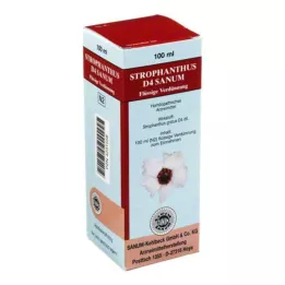 STROPHANTHUS D 4 krople Sanum, 100 ml