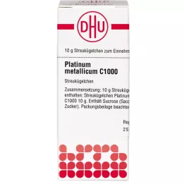 PLATINUM METALLICUM C 1000 globulek, 10 g