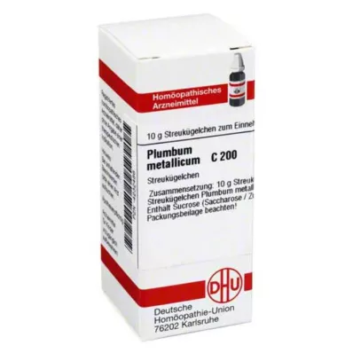 DHU Plumbum metalicum C 200 globulek, 10 g