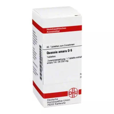 DHU Quassia D 6 tabletek, 80 szt DHU Quassia D 6 tabletek, 80 szt