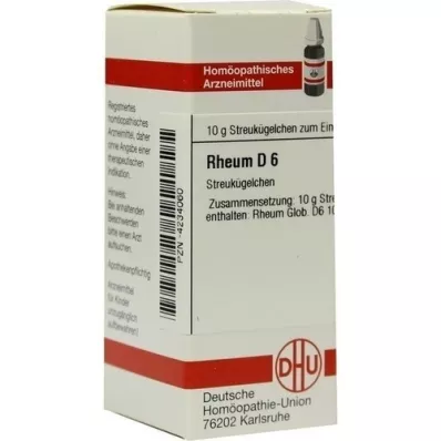 RHEUM D 6 kulek, 10 g