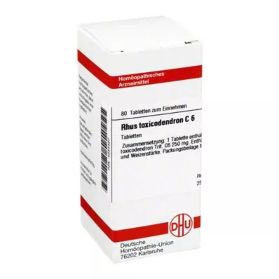 RHUS TOXICODENDRON C 6 tabletek, 80 szt RHUS TOXICODENDRON C 6 tabletek, 80 szt